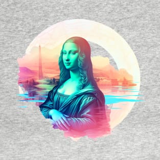 Mona Lisa Vaporwave T-Shirt